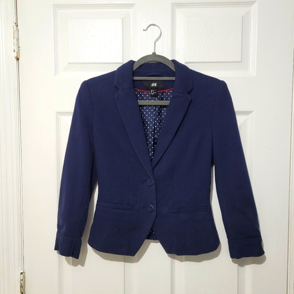H&M Navy Blue Blazer - Picture 1 of 3